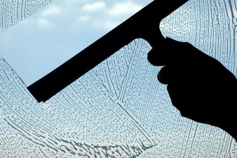 cleaning window screens
