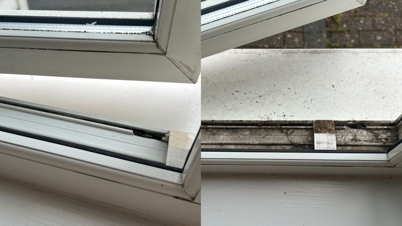 window track cleaning