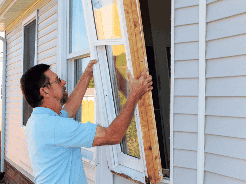 how to replace a window in a house