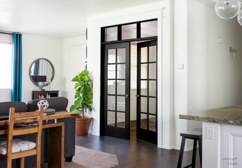window above door name