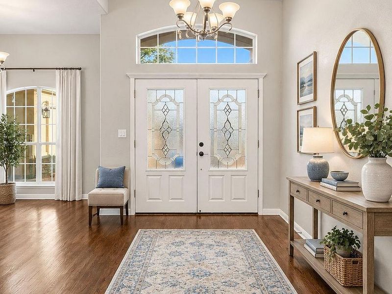window over the door